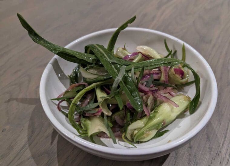 Puntarella SAlad at Notto Covent Garden
