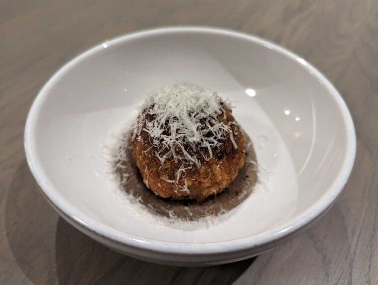 Wild Mushroom Arancini - Notto Covent Garden