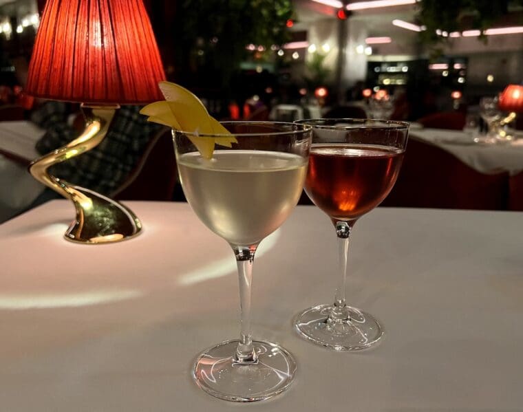 Bardo St. James’s cocktails