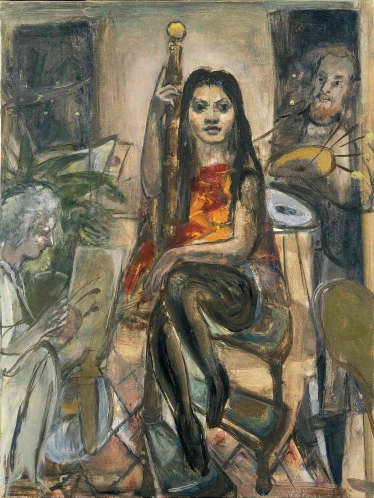 Marie-Louise von Motesiczky, Lorette in the Studio &copy; Marie-Louise von Motesiczky Charitable Trust