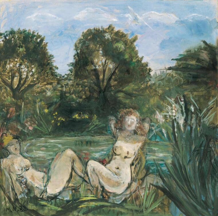 Marie-Louise von Motesiczky, Nudes at Hampstead Pond &copy; Marie-Louise von Motesiczky Charitable Trust