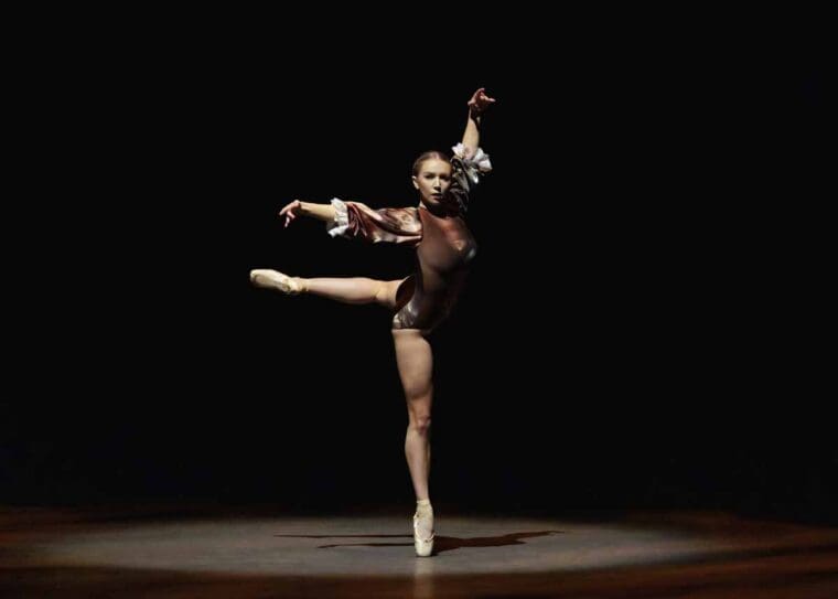 Quinn Starner of New York City Ballet in Kyle Abraham’s Love Letter (on shuffle). Photo credit Erin Baiano