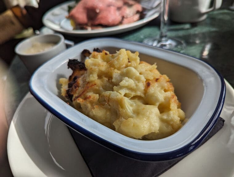 Cauli Cheese with Parmesan - The Riverside Brasserie at the Mitre