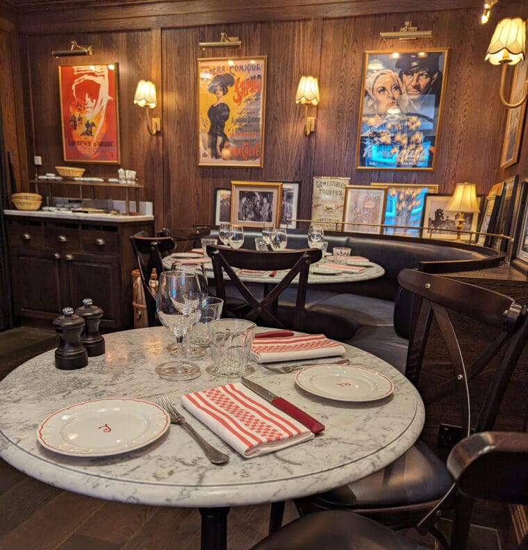 A cosy nook at Josephine Bouchon