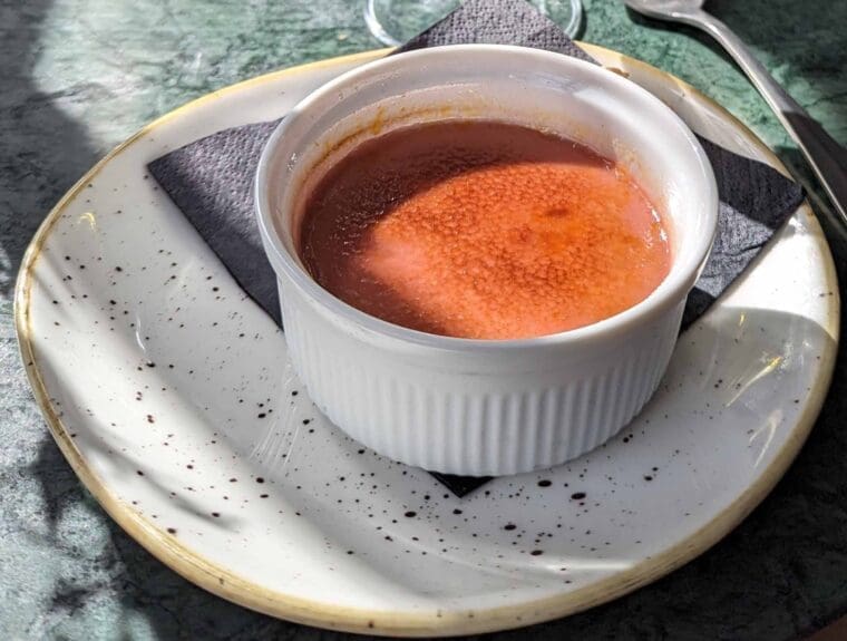 Raspberry Creme Brulee