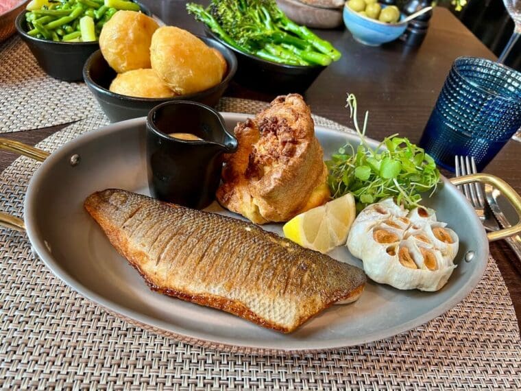 Sea Bass at The Montagu Kitchen