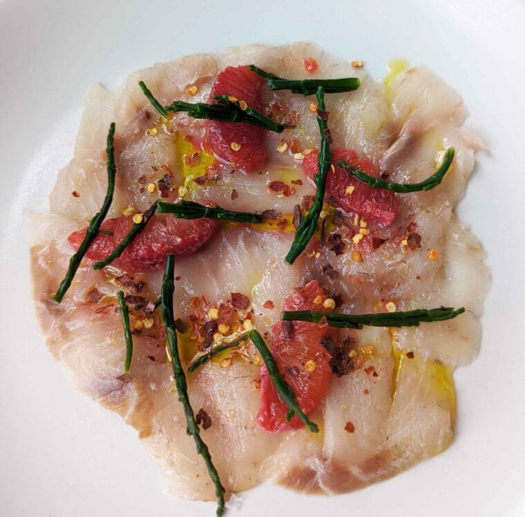 Crudo of Seabass - The Mitre
