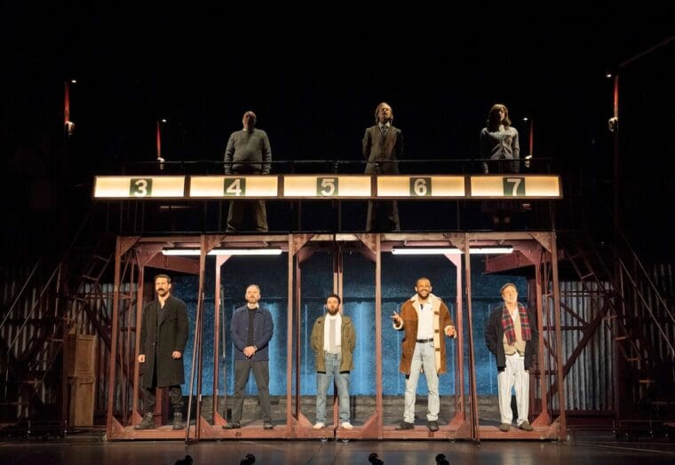 Cast of Boys from the Blackstuff at the National Theatre (c) Alastair Muir