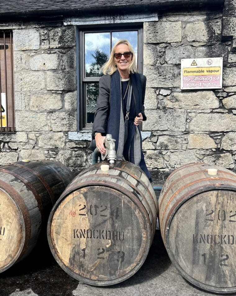 Knockdhu Distillery filling my barrel