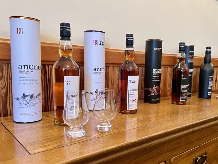 Knockdhu Distillery whiskeys