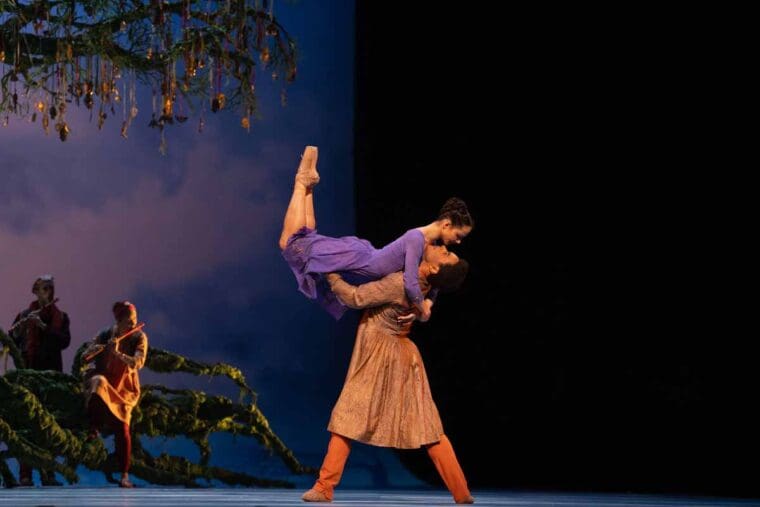 Royal Ballet - Francesca Hayward, Marcelino Sambé, The Winter's Tale ©2024 ROH. Ph Andrej Uspenski