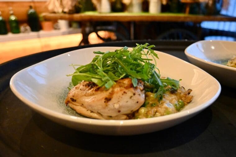 Chicken & risotto OXBO Bankside