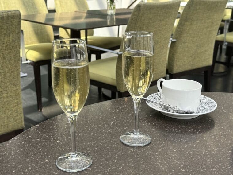 Chapel Down sparkling wine afternoon tea at the Dilly