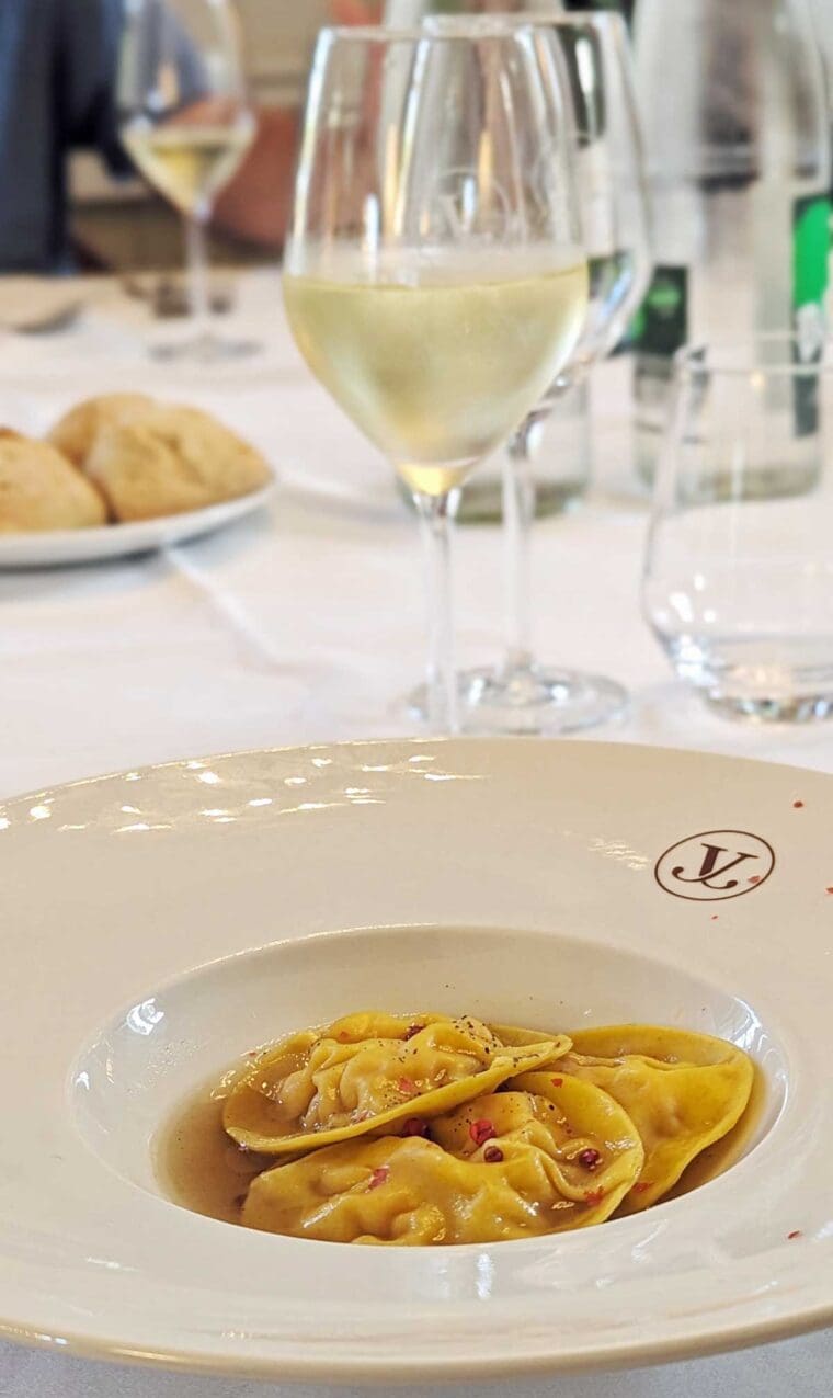 Lobster Ravioli with Picpoul de Pinet