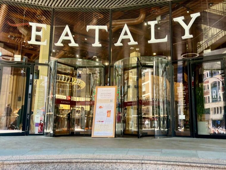 Entrance to Eataly, Liverpool Street