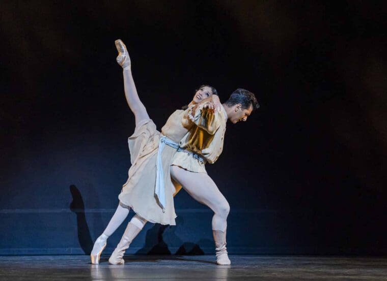 A scene from The Dream, Short Works and Rhapsody, part of Frederick Ashton Celebrated by The Royal Ballet @ Royal Opera House (Opening 07-06-2024) &copy;Tristram Kenton 