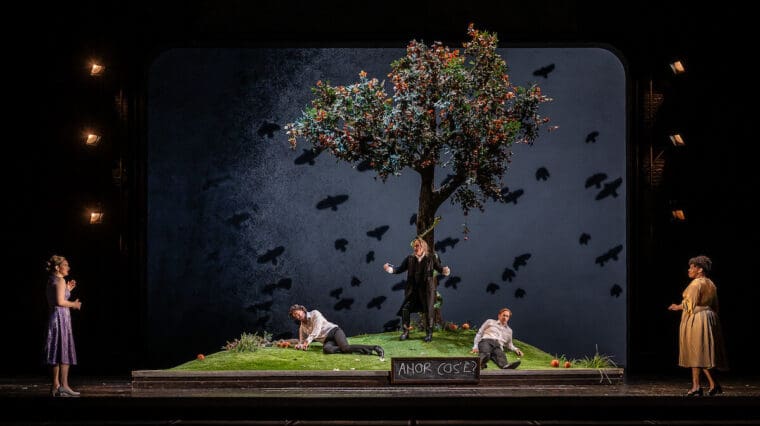 Production photo of Così fan tutte (c) ROH 2024. Photographed by Clive Barda (3)