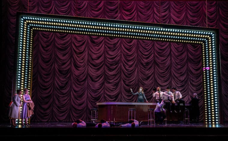 Production photo of Così fan tutte (c) ROH 2024. Photographed by Clive Barda (6)