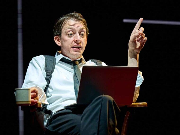Zachary Hart in The Constituent at The Old Vic – credit Manuel Harlan (2)