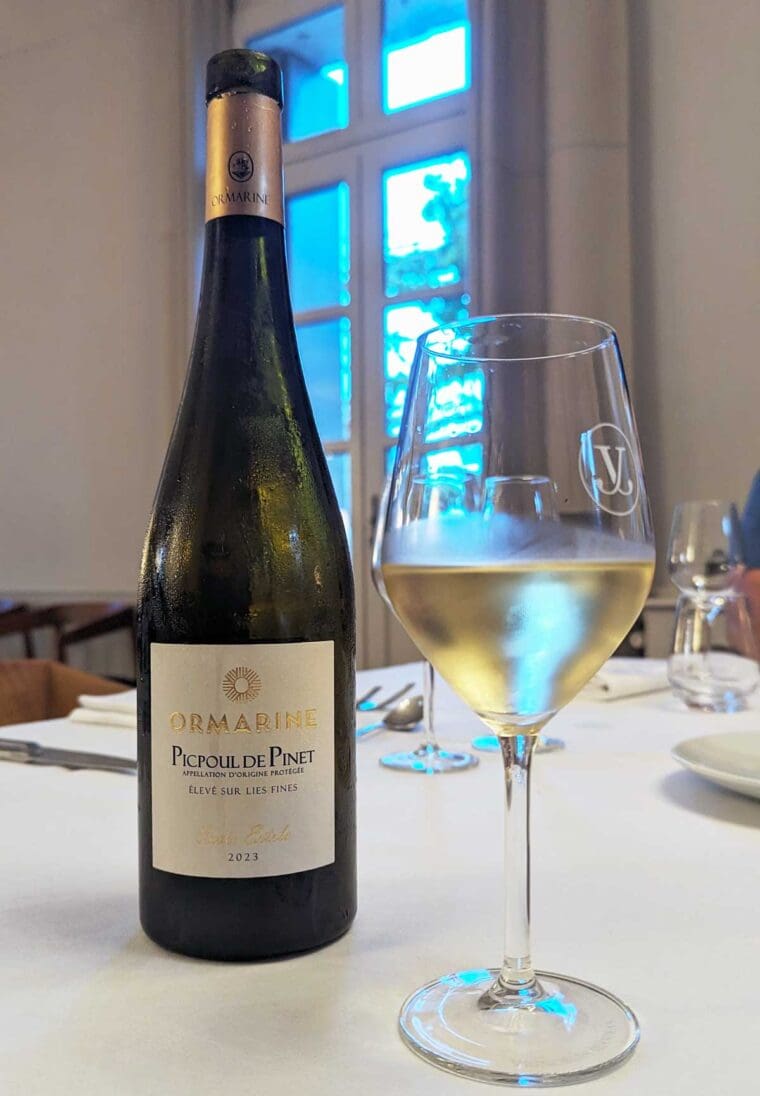 Ormarine Picpoul de Pinet aged on lees