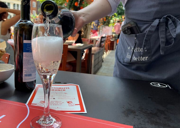 Prosecco at Eataly