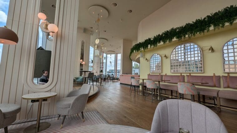 Interior of Joia Bar and Restaurant - Art'Otel Battersea