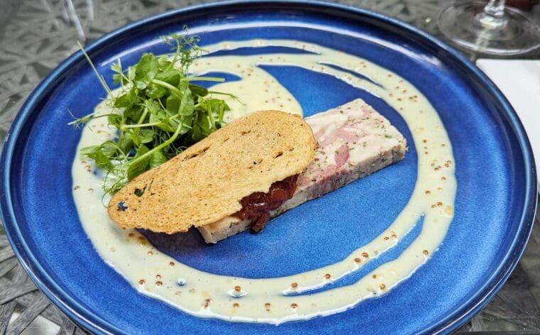 Smoked Chicken and Ham Hock Terrine at Royal Horseguards The Terrace