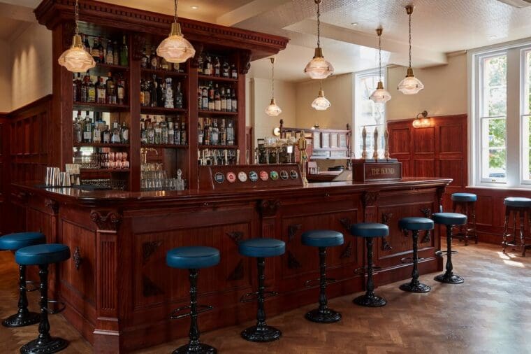 The Hound bar area