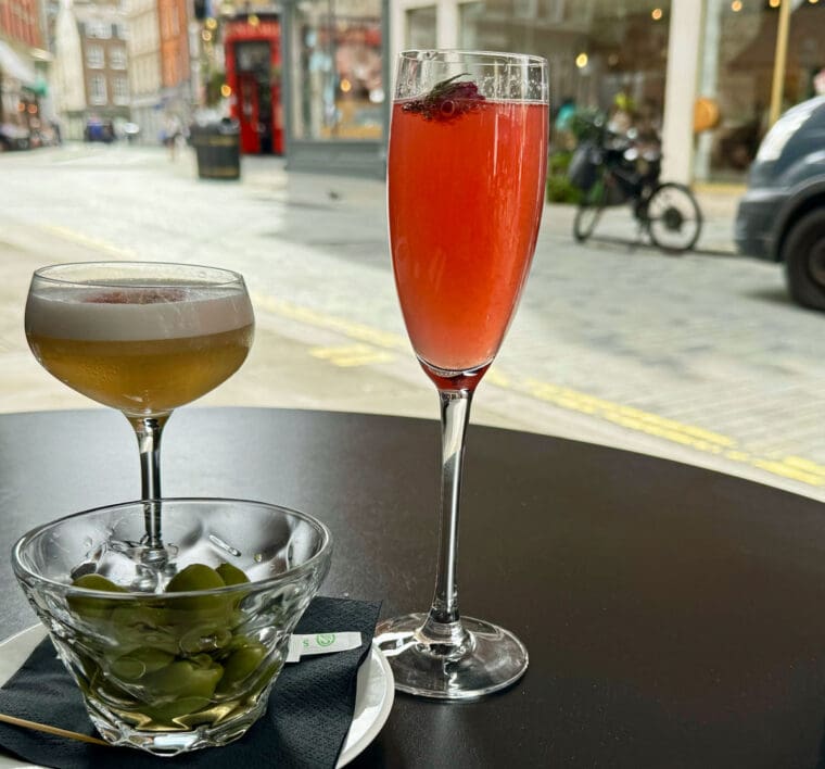 Bellini and Mar Tea Ni at 108 Marylebone