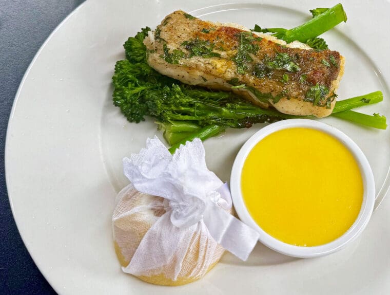 Cod with Herb butter
