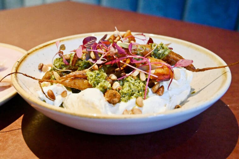 Labneh with Roasted Carrots - The Laslett
