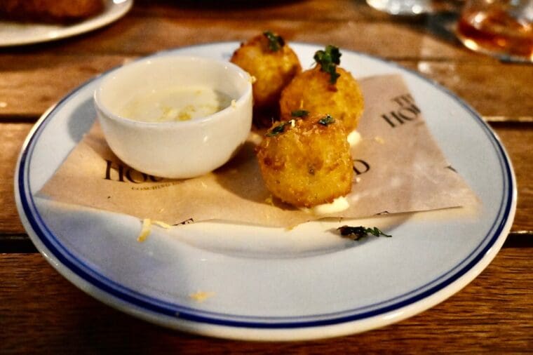 Salt cod croquettes