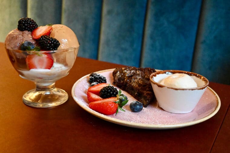 Warmed Chocolate Brownie - The Laslett