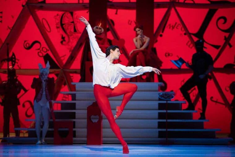 William Bracewell as The Knave in Alices Adventures in Wonderland photo by Alice Pennefather