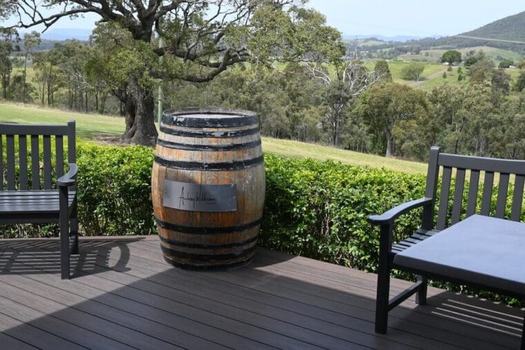 Barrel with view Audrey Wilkinson