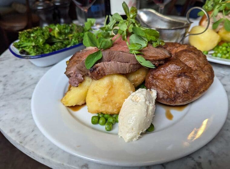 Roast Sirloin at the Laundry Brixton