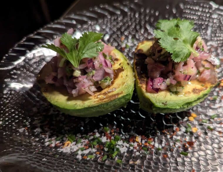 Tuna Ceviche in Avocado