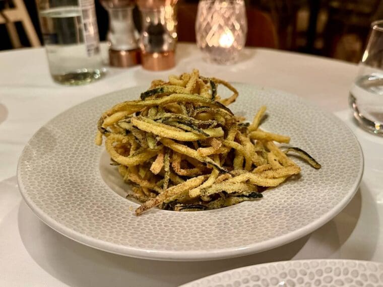 Courgette fries