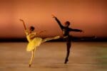 Marianna Tsembenhoi, Joseph Sissens in Awakening pas de deux, Legacy ©2024 ROH. Photographed by Andrej Uspenski