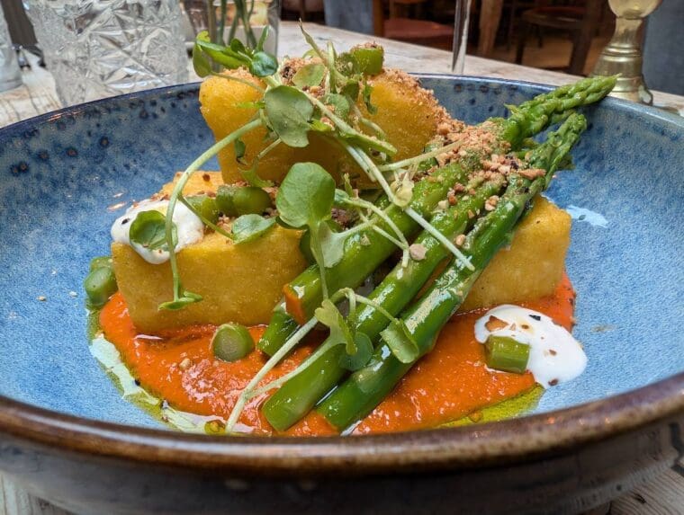 The Cross Keys asparagus