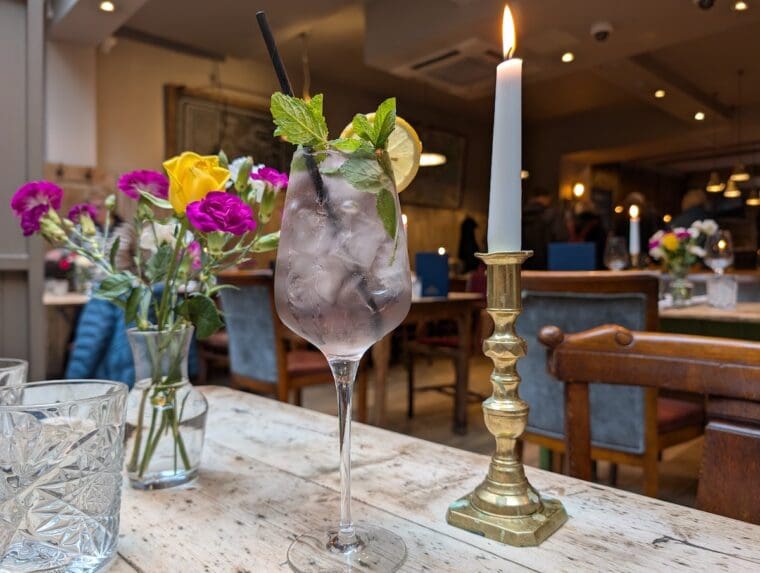 The Cross Keys cocktail