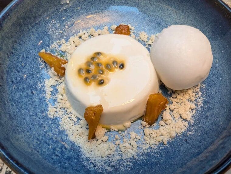 The Cross Keys panna cotta