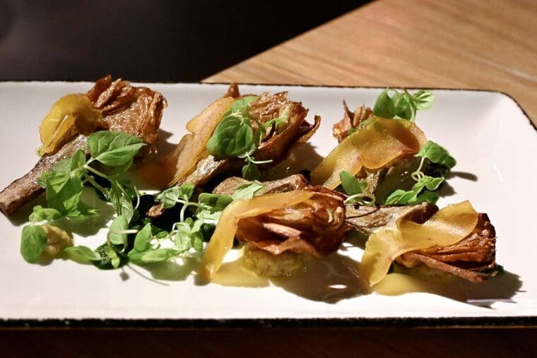Carciofi al Limone at Terra Restaurant Eataly