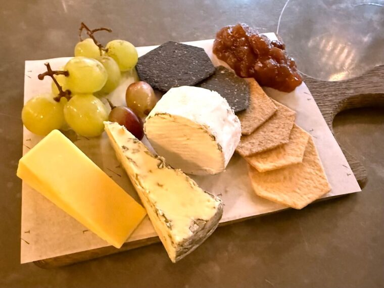 British cheese board