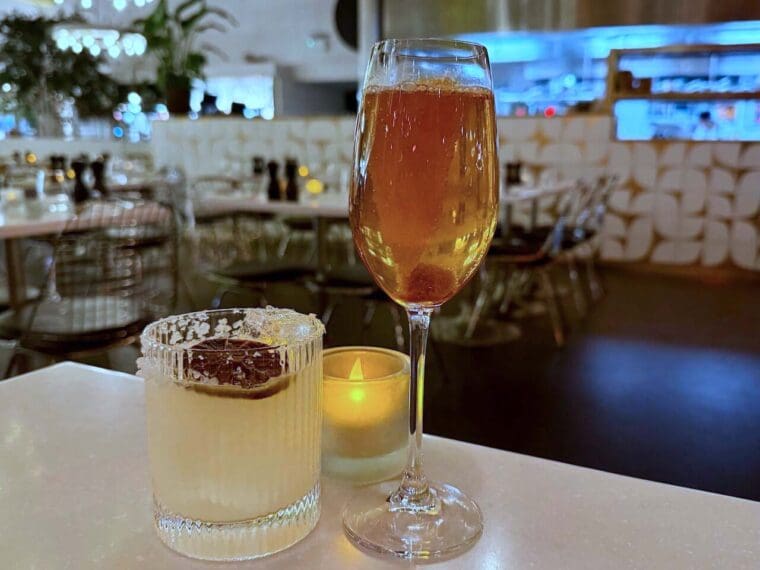 Fifth Floor Cafe cocktails