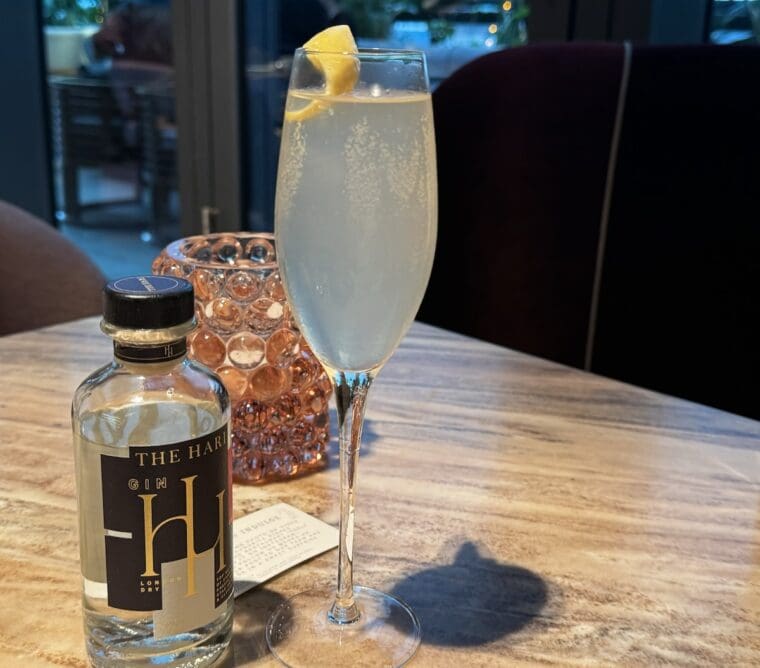 Hari 75 cocktail at The Terrace Hari Hong Kong