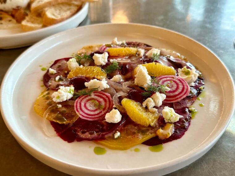 Heritage beetroot salad