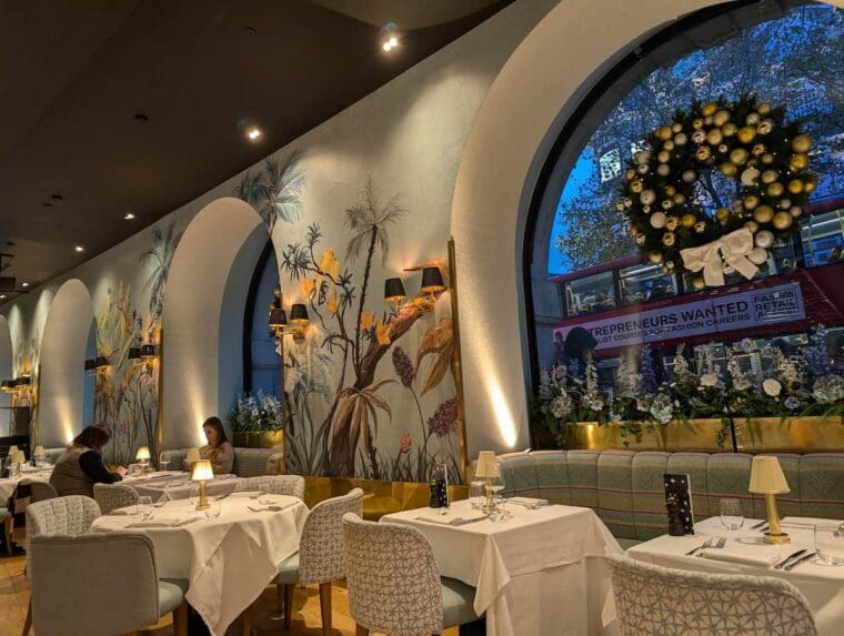 The Interior of Luciano Restaurant