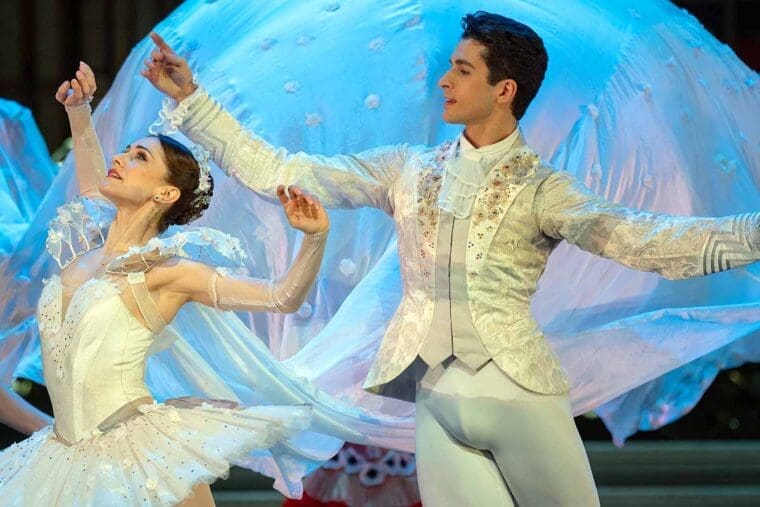 Reece Clarke and Marianella Nunez in Cinderella, Royal Ballet, 2024