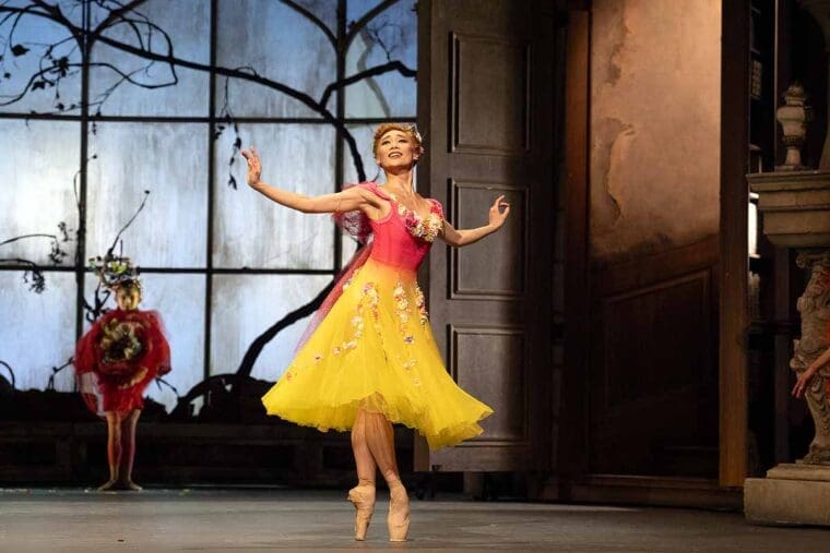 Mariko M Sasaki as the Fairy of Summer, Cinderella, Royal Ballet 2024